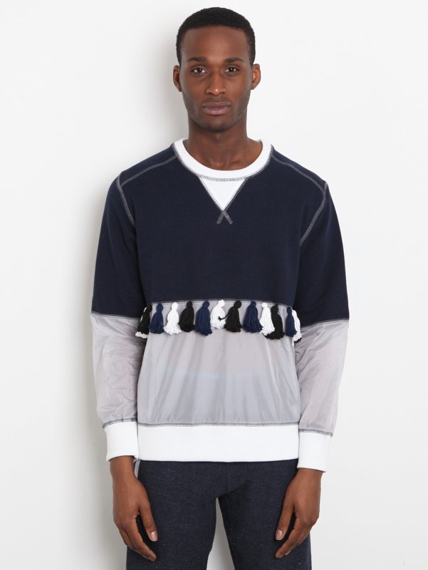 Christopher Shannon Men's Tasselled Sweatshirt
