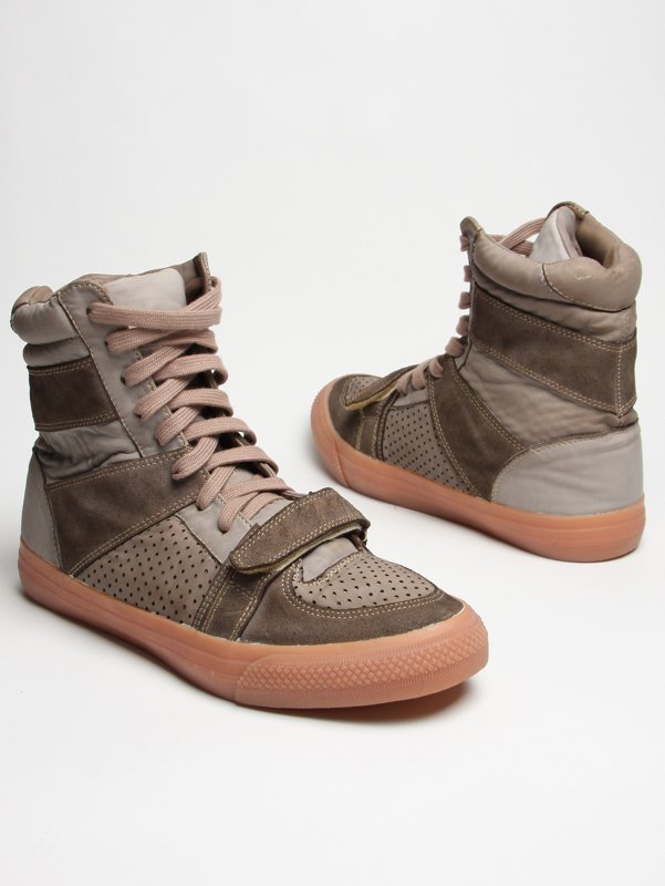 Christian Peau Washed Leather sneaker Boot