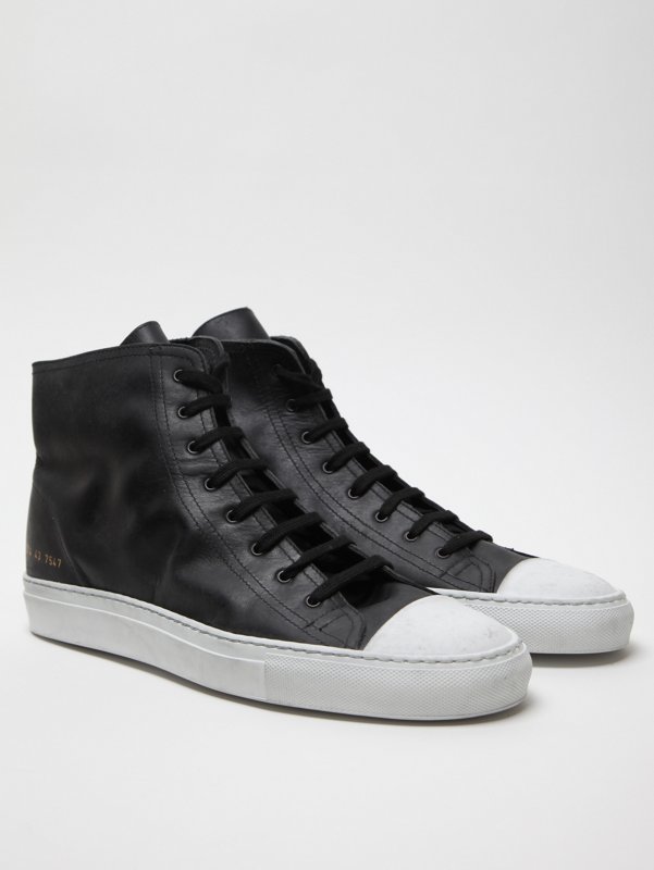 Common Projects Men's Shell Toe High Top Sneaker