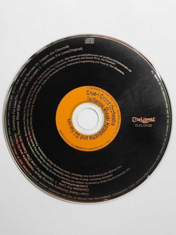 Crue-l Grand Orchestra - Candidate for Love (Joe Claussell Remix)