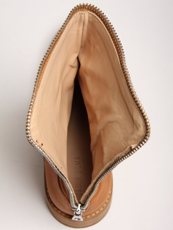 Damir Doma Layered Back Zipped Boot