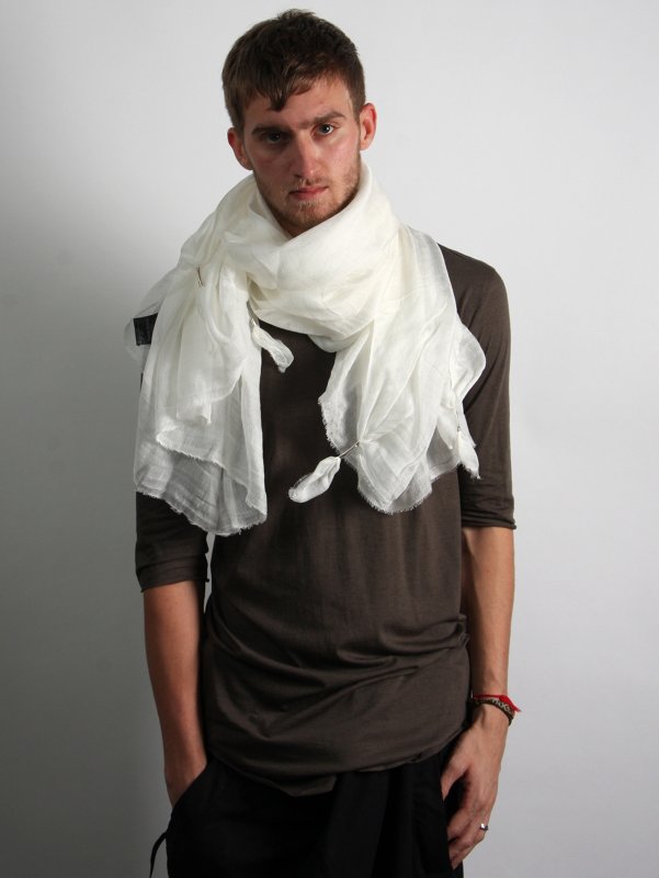 Damir Doma Linen Silk 'Axon' Scarf