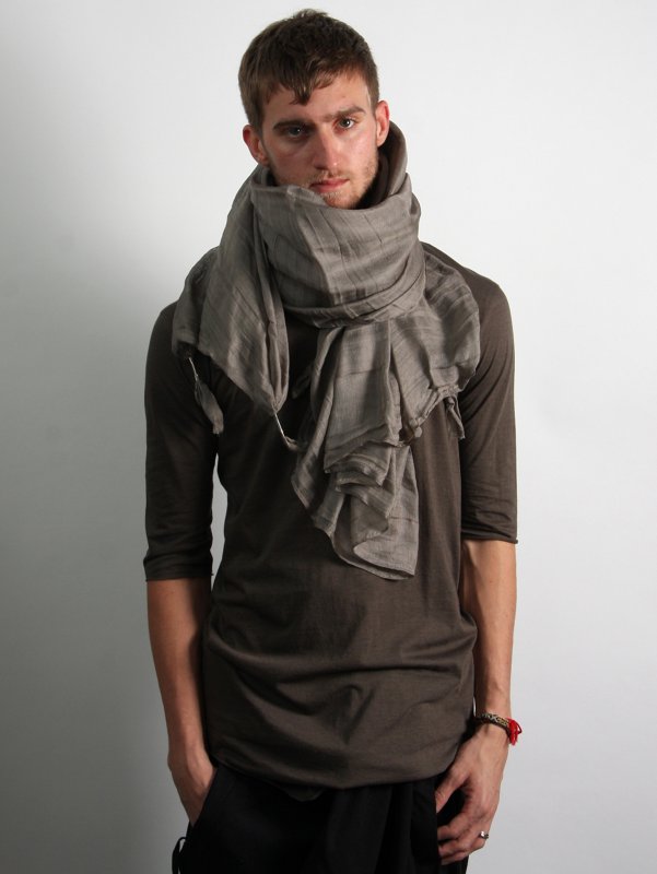 Damir Doma 'Axon' Linen Silk Scarf