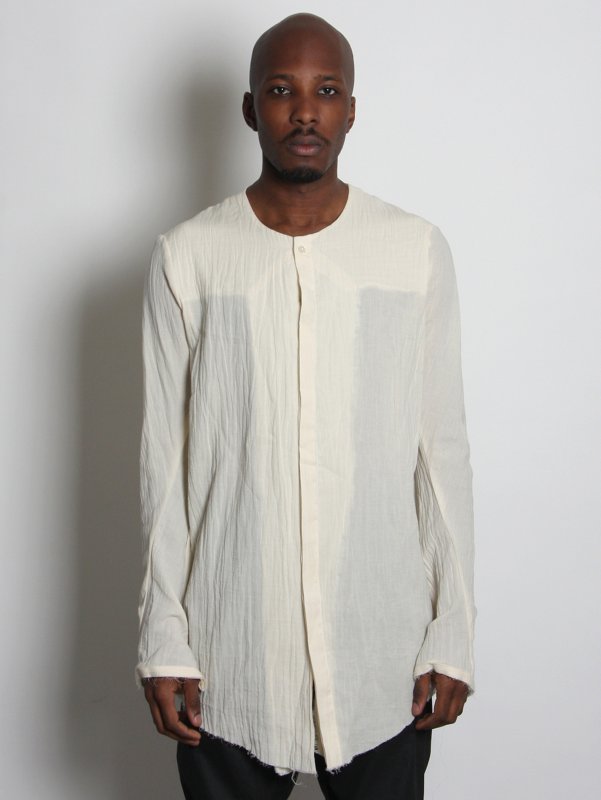 Damir Doma Round Neck Fitted Saltier Shirt