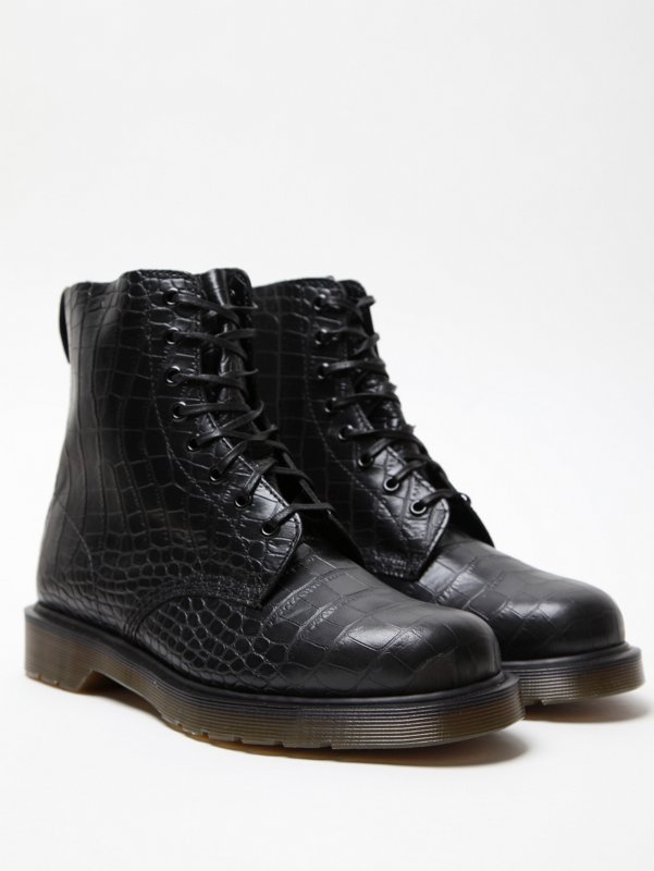 Dr Martens Croco Pascal 8 Eye Boot