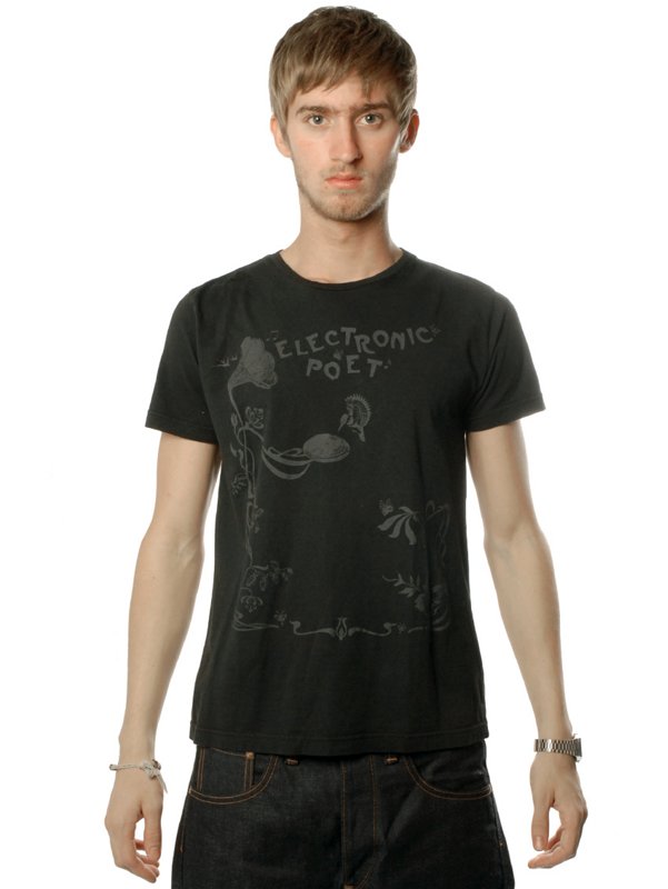 ELECTRONIC POET Floral T-Shirt