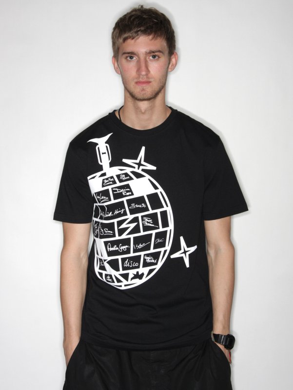 Printed Sign Disco Ball T-shirt