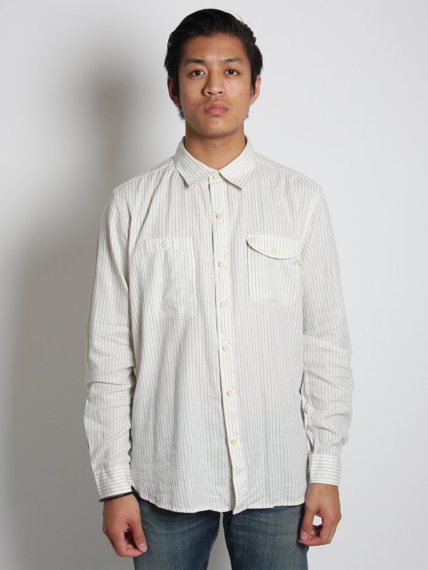 Evisu Pin Stripe Union Shirt
