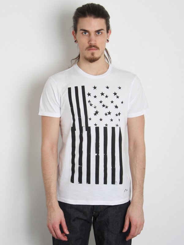 Evisu American / Japanese Flag Print T-Shirt