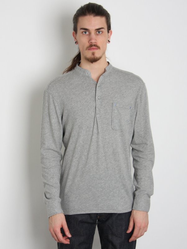 Evisu Tokyo Long Sleeve Henley T-Shirt