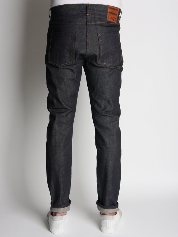 Fallow for oki-ni Exclusive Tapered Selvedge Raw Denim Jeans