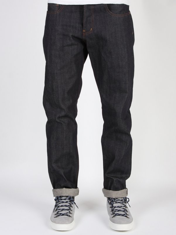 Fallow Men's Tapered Raw Jeans