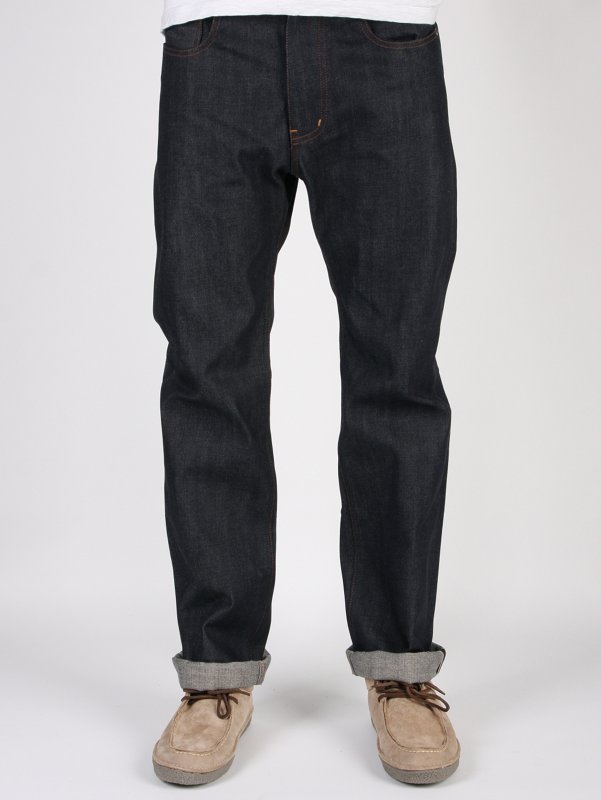 Fallow Men's Regular Raw Jeans