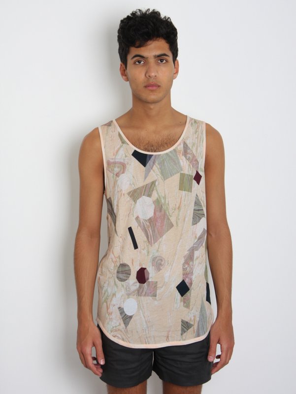 Forgotten Future Marquetry Print Vest