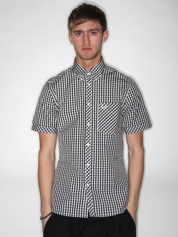 FRED PERRY Short Sleeve Gingham Shirt