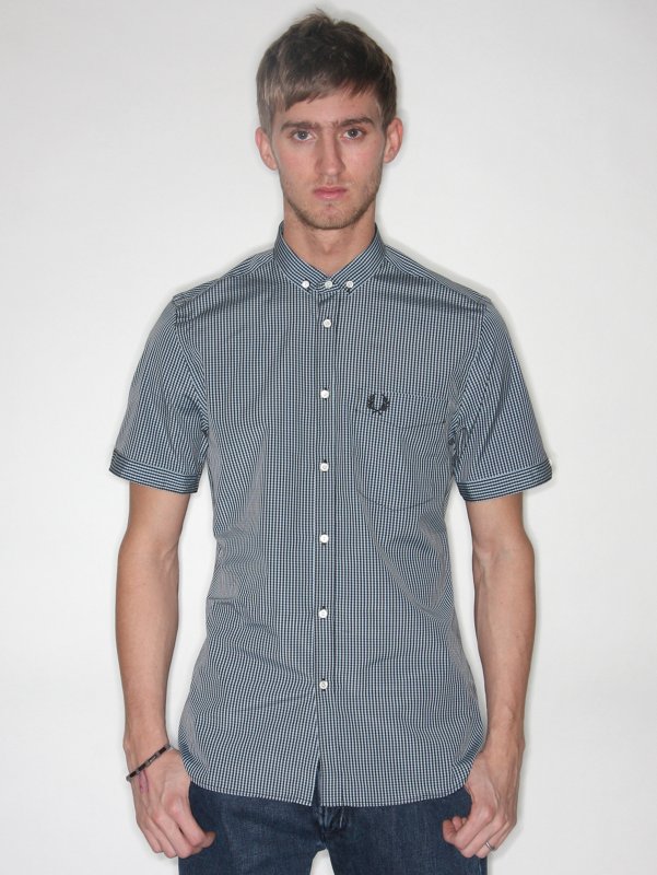 FRED PERRY Mini Check Shirt