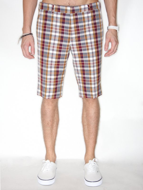 Fred Perry Madras Check Shorts