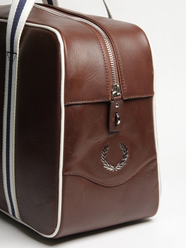 Fred Perry Leather Holdall