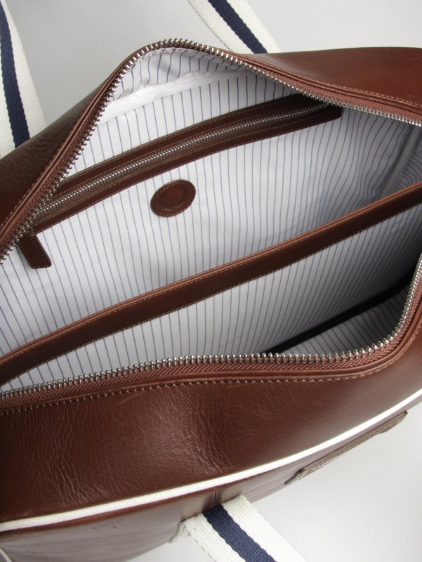 Fred Perry Leather Holdall