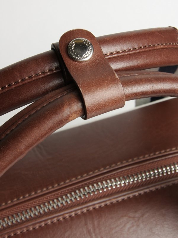 Fred Perry Leather Holdall
