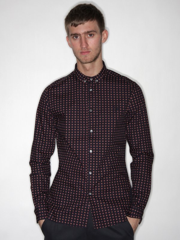 Fred Perry Long Sleeve Printed Shirt