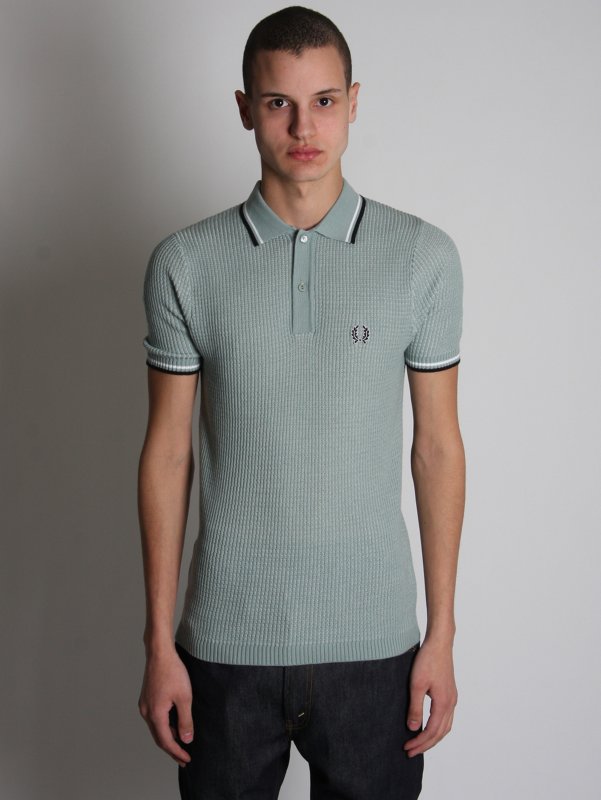 Fred Perry Knitted Sports Polo Shirt