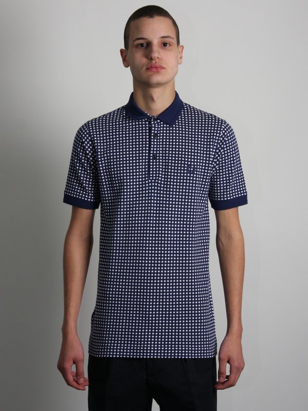 Fred Perry Gingham Print Polo Shirt