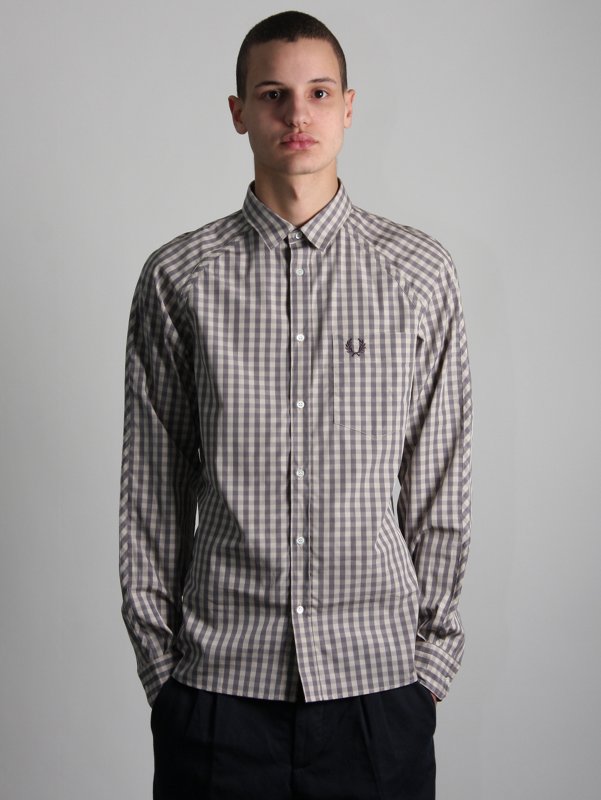 Fred Perry Long Sleeve Taped Gingham Shirt