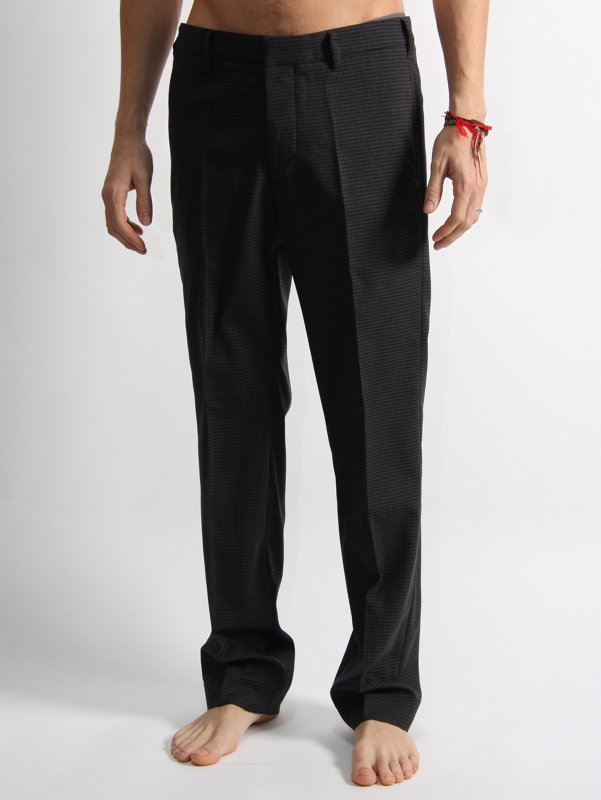 Fred Perry Micro Gingham Skinny Trousers