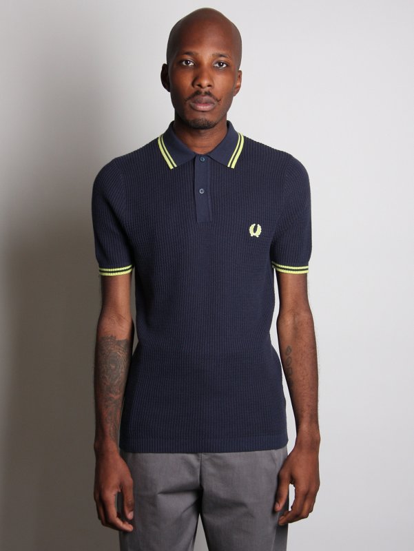 Fred Perry Moss Stitch Polo Shirt