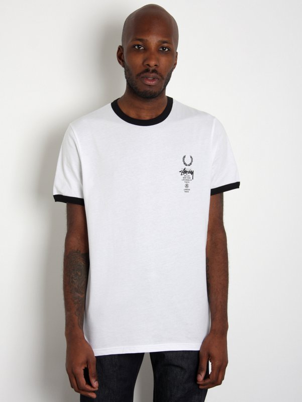 Fred Perry x Stussy 80 Crew Neck Graphic T-Shirt