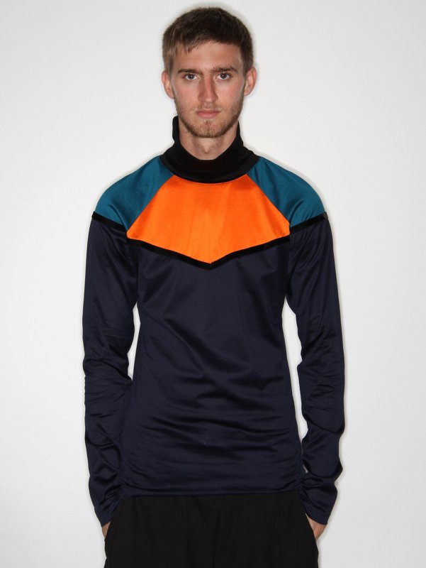 GASPARD YURKIEVICH Cut And Sew Rollneck