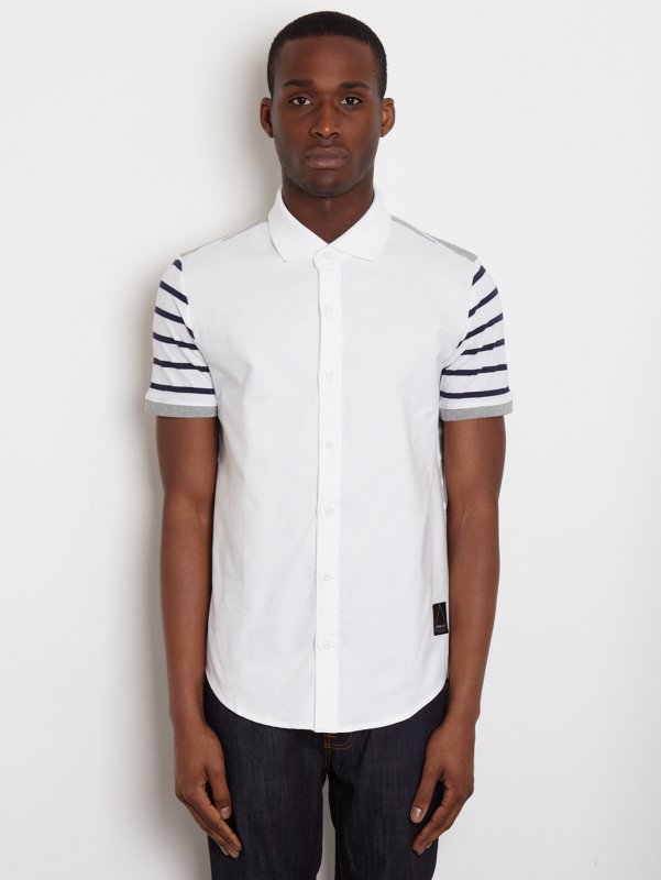 General Idea Men's Contrast Back Polo Shirt 