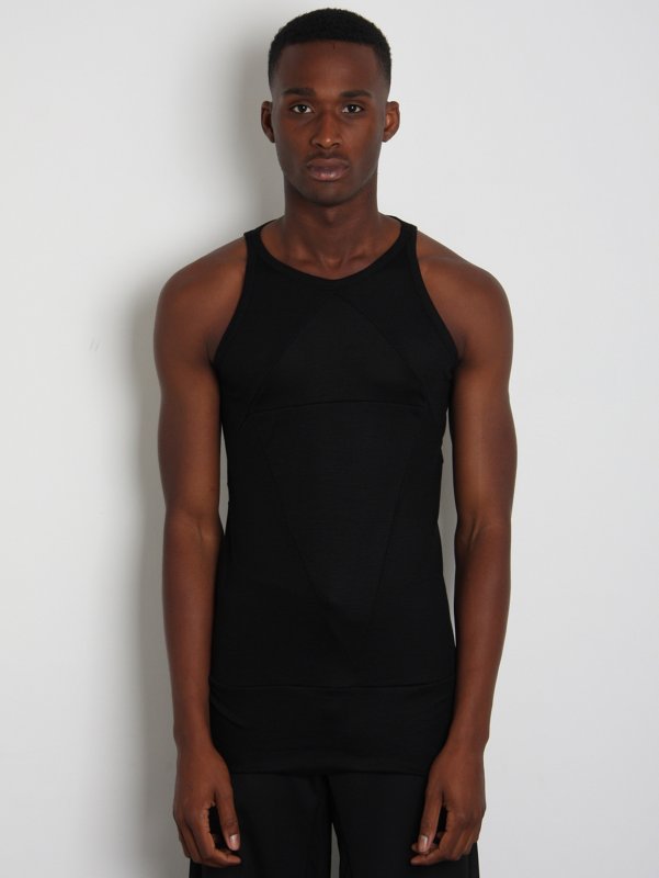 Gareth Pugh Men's Triangle-Insert Vest
