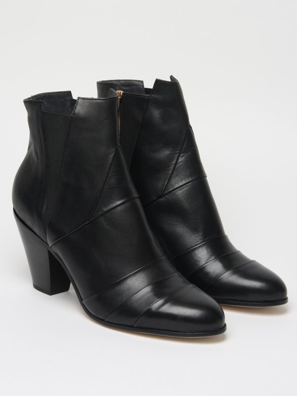 Gareth Pugh Men's Nappa Leather Cuban Heel Boot