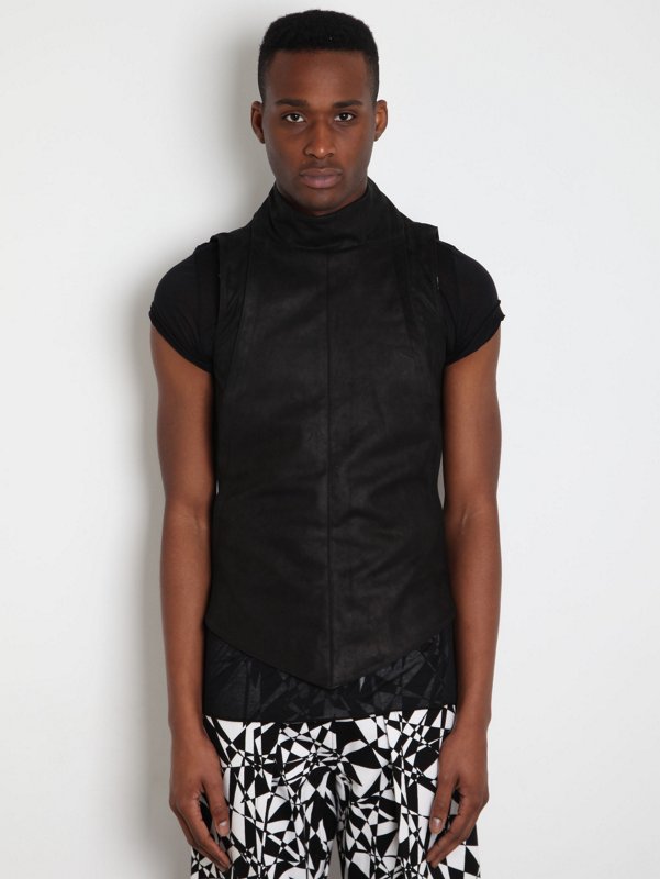 Gareth Pugh Men's Leather Vest