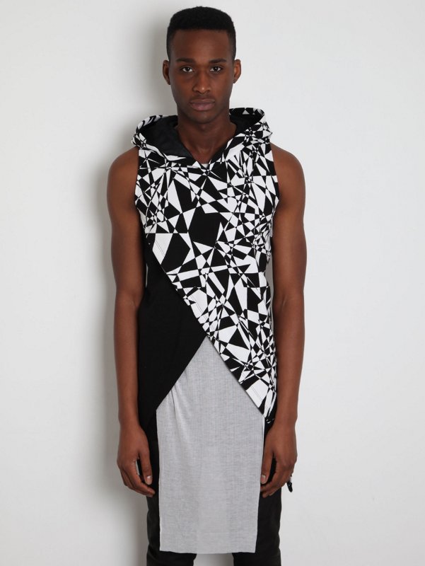 Gareth Pugh Men's Sleeveless Crossover Sweat