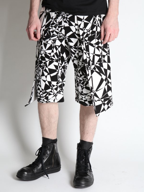 Gareth Pugh All Over Print Shorts