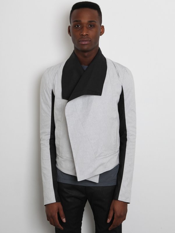 Gareth Pugh Men's Wrap Over Short Jacket