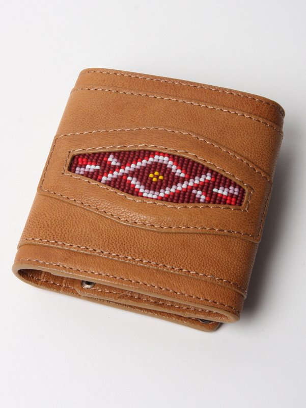 Hobo Camel Leather Wallet