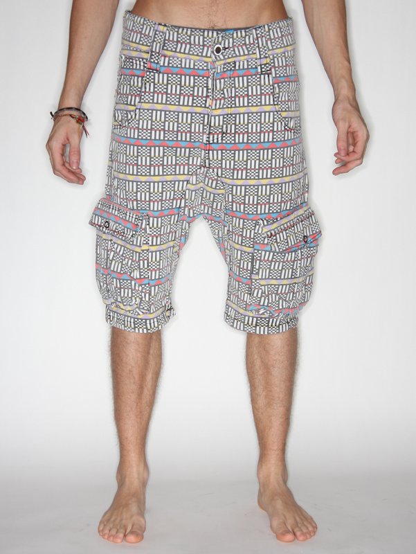 Humor Multi-colored Shorts