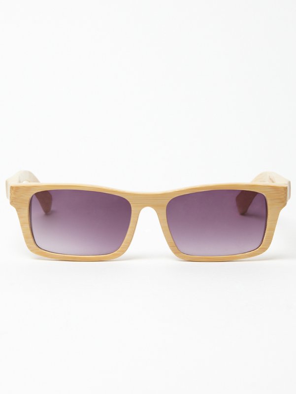 Illesteva Soph-Lese Wood Frame Sunglasses