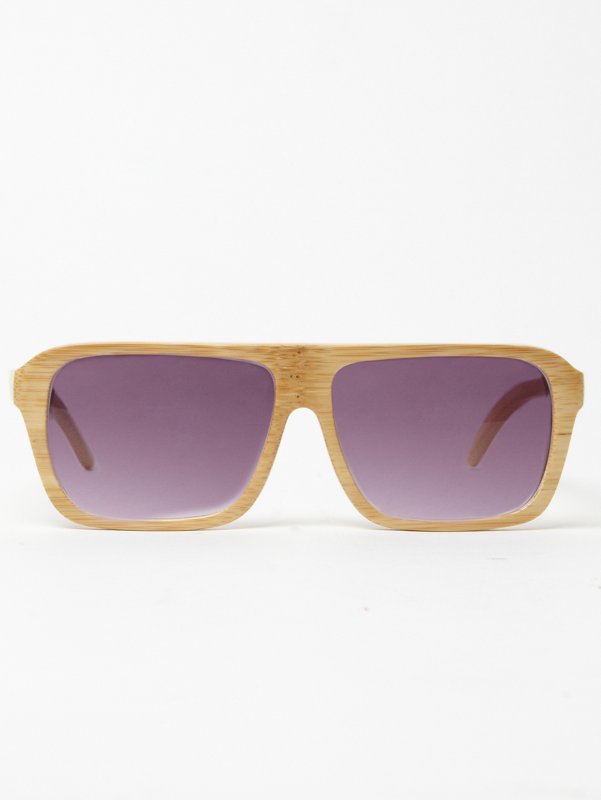 Illesteva Holz Howard Wood Frame Sunglasses