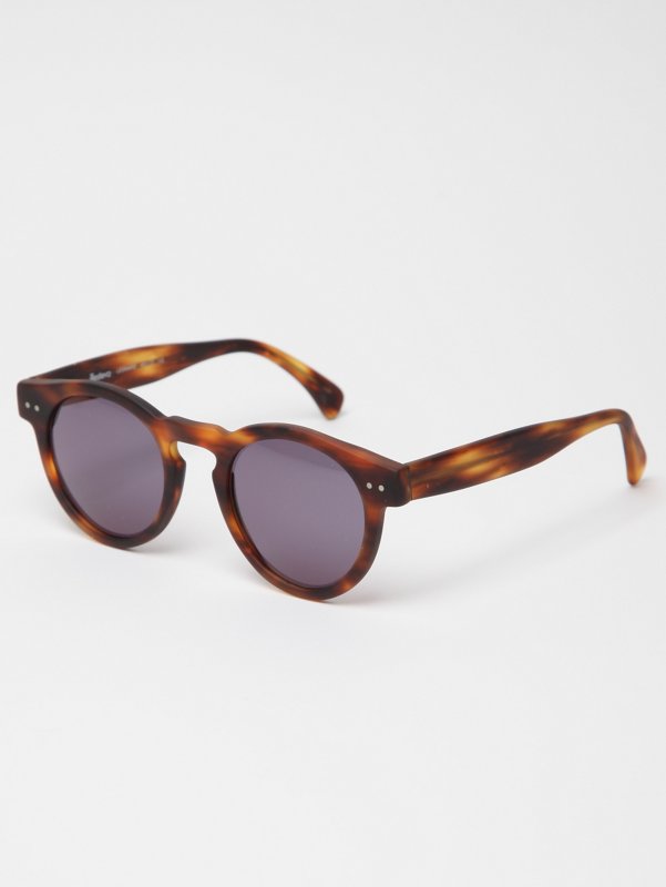 Illesteva Leonard Matte Tortoise Sunglasses