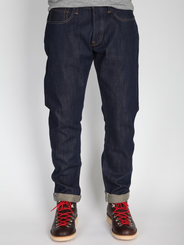 Indigofera Prima Men's Mack Tapered Boxy Unwashed Jean