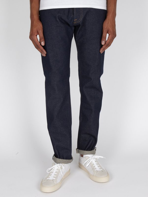 Indigofera Prima Men's Ray Broken Twill Unwashed Jean