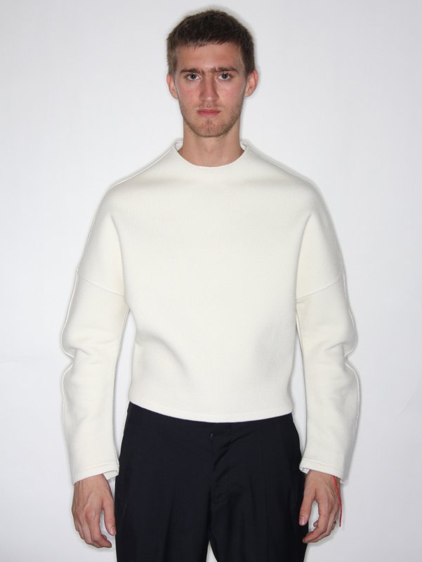 JIL SANDER Oversized Show Scuba Sweater