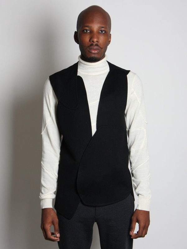 Jil Sander Patchwork Waistcoat
