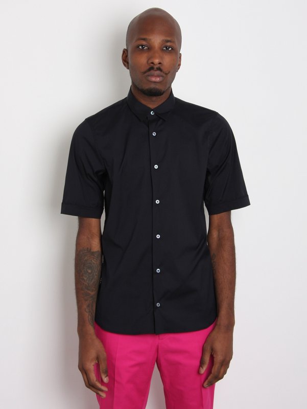 Jil Sander Men's Gallery Short Sleeve Formal Shirt