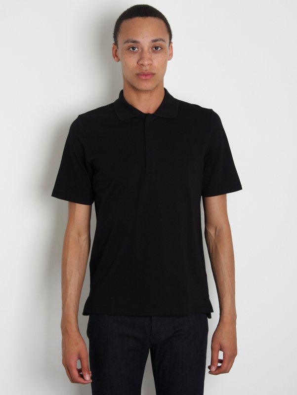 Jil Sander Mens Contrast Placket Polo Shirt